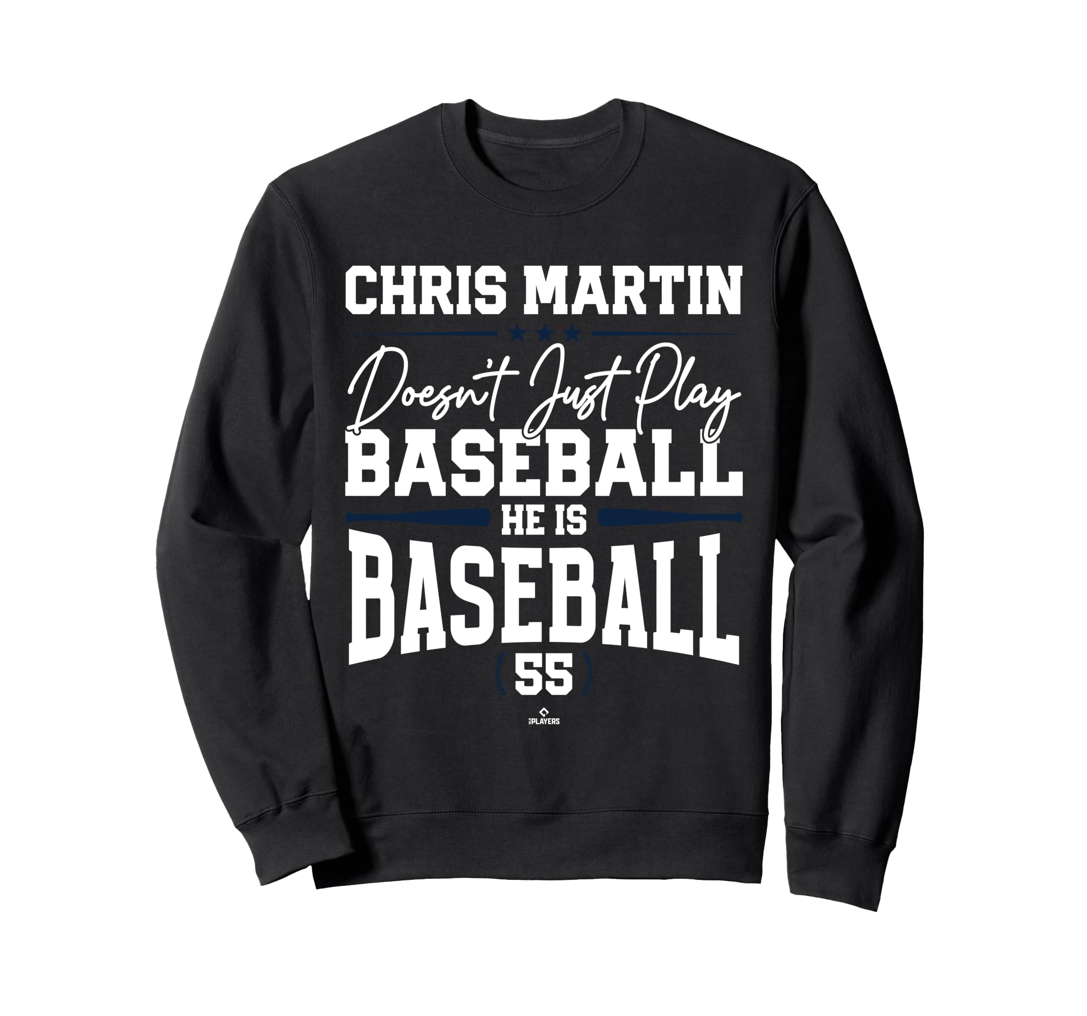 He Is Baseball Chris Martin Sweatshirt - Fun Novelty Design Men Women - T-Shirt, Sweatshirt, Hoodie