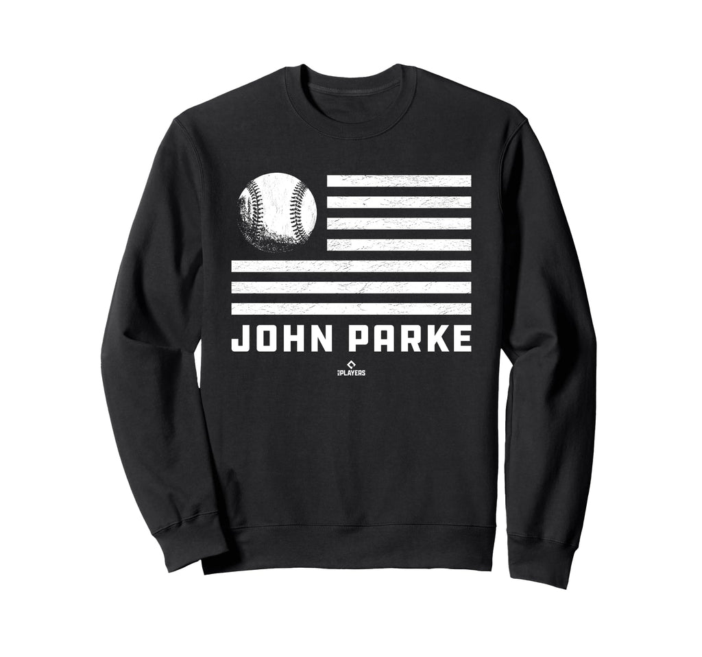 Flag Stripes John Parke Prospect Sweatshirt - Trendy Graphic Unisex - T-Shirt, Sweatshirt, Hoodie