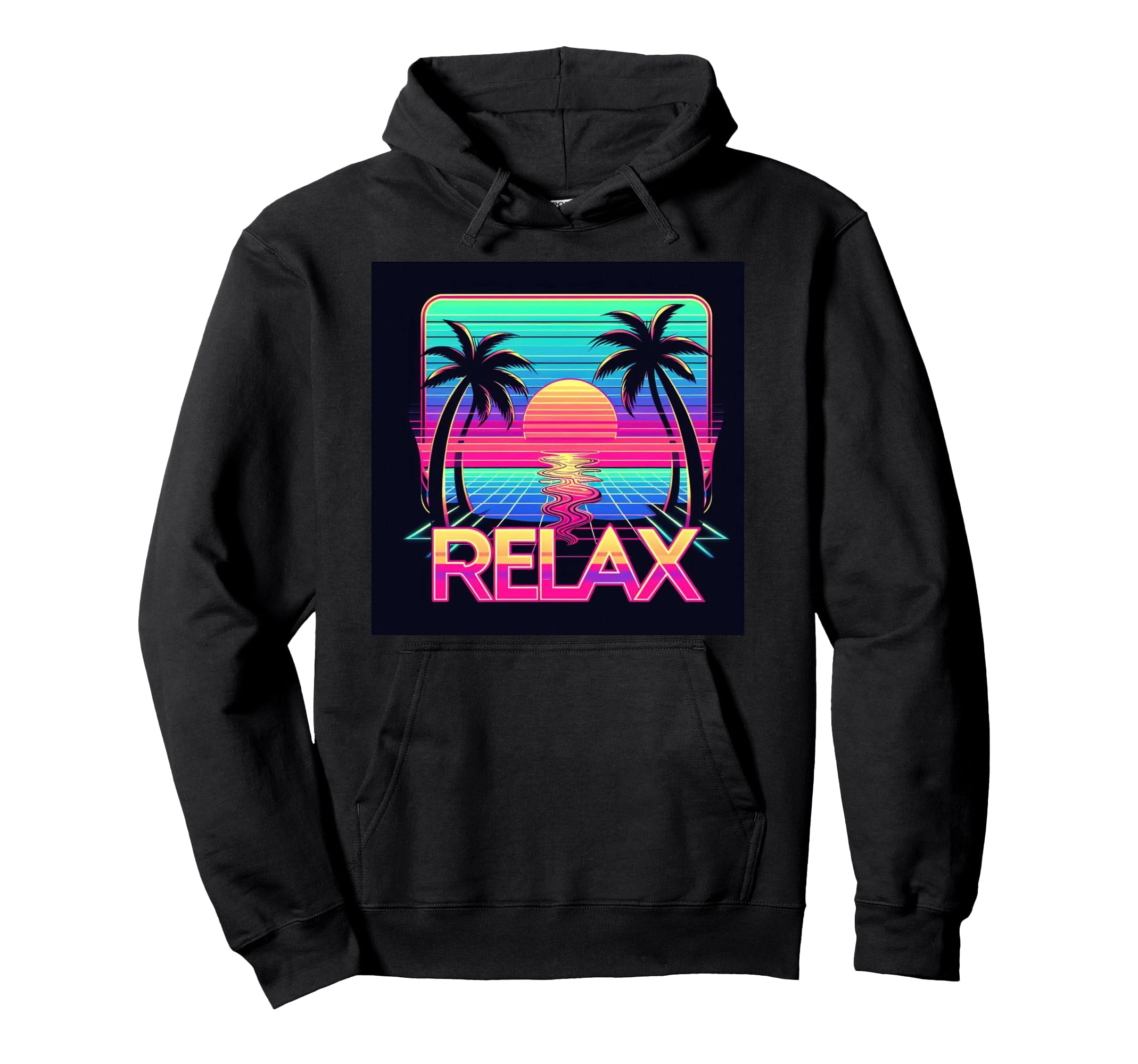 Vaporwave Retrowave Synthwave Outrun Hoodie - Unique Graphic Men Women - T-Shirt, Sweatshirt, Hoodie