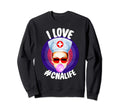 I Love Cna Life Distressed Nursing Sweatshirt - Minimalist Print Unisex - T-Shirt, Sweatshirt, Hoodie