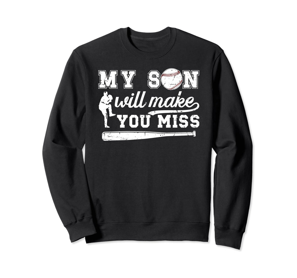 My Son Baseball Pitcher Dad Sweatshirt - Streetwear Style for Adults - T-Shirt, Sweatshirt, Hoodie