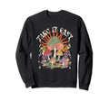 Mushrooms Boho Take It Easy Fungi Sweatshirt - Fun Novelty Design Unisex - T-Shirt, Sweatshirt, Hoodie