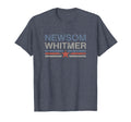 Newsom Whitmer 2024 2028 Stripe T-Shirt - Aesthetic Graphic for Adults - T-Shirt, Sweatshirt, Hoodie