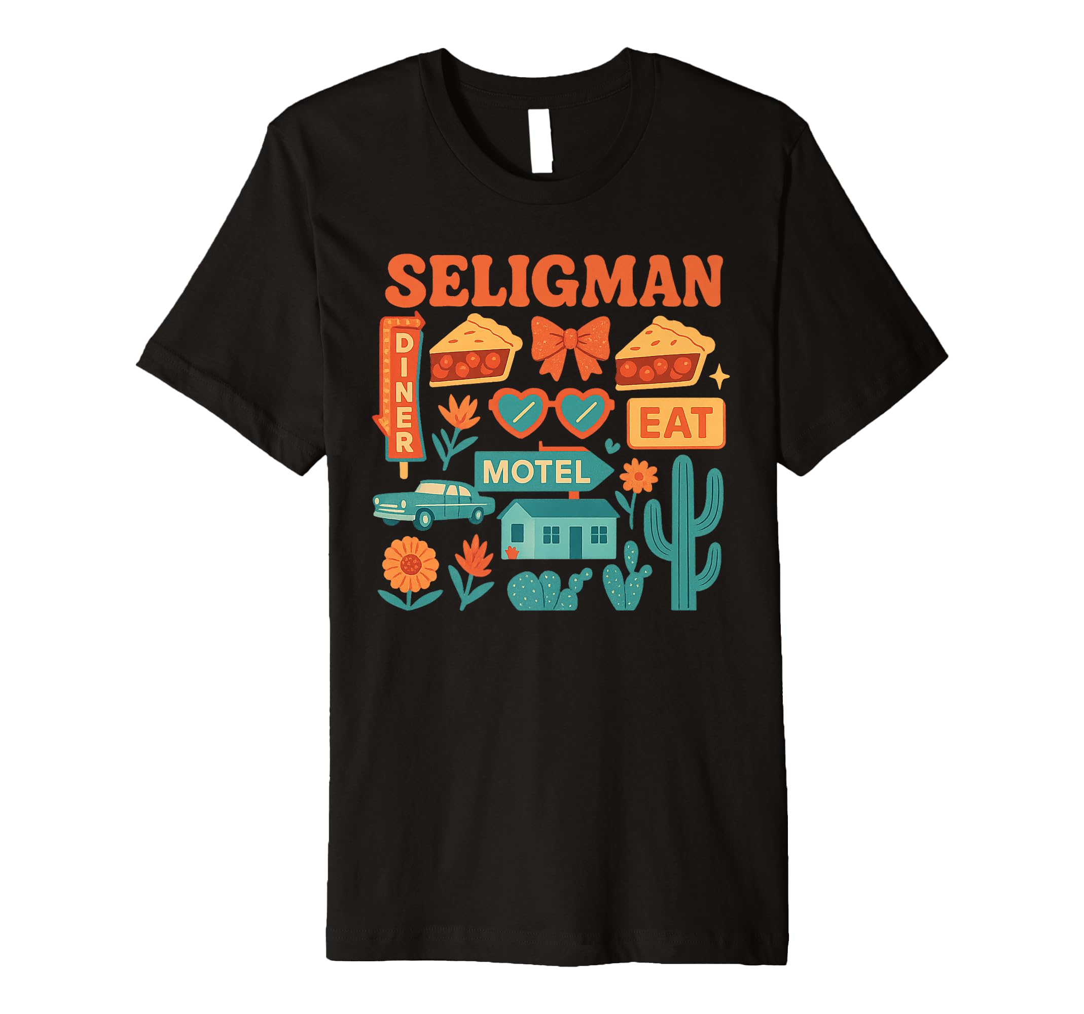 Seligman Motel Diner Coquette Aesthetic T-Shirt - Trendy Graphic Men Women - T-Shirt, Sweatshirt, Hoodie