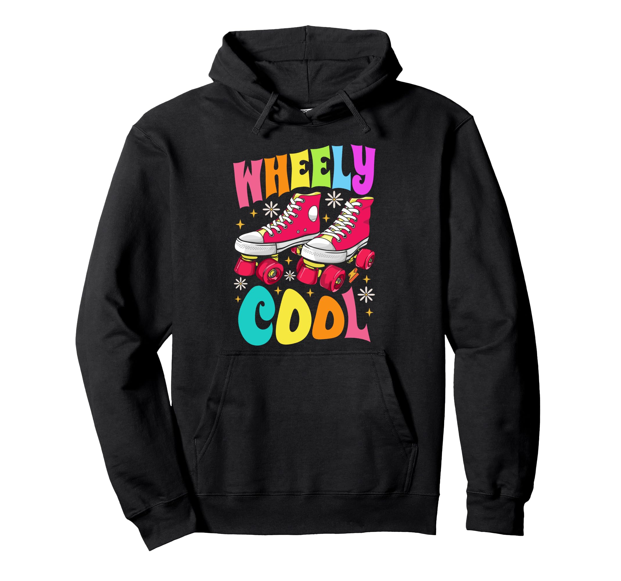 Roller Skating Skate 1970S Wheely Hoodie - Streetwear Style Unisex - T-Shirt, Sweatshirt, Hoodie