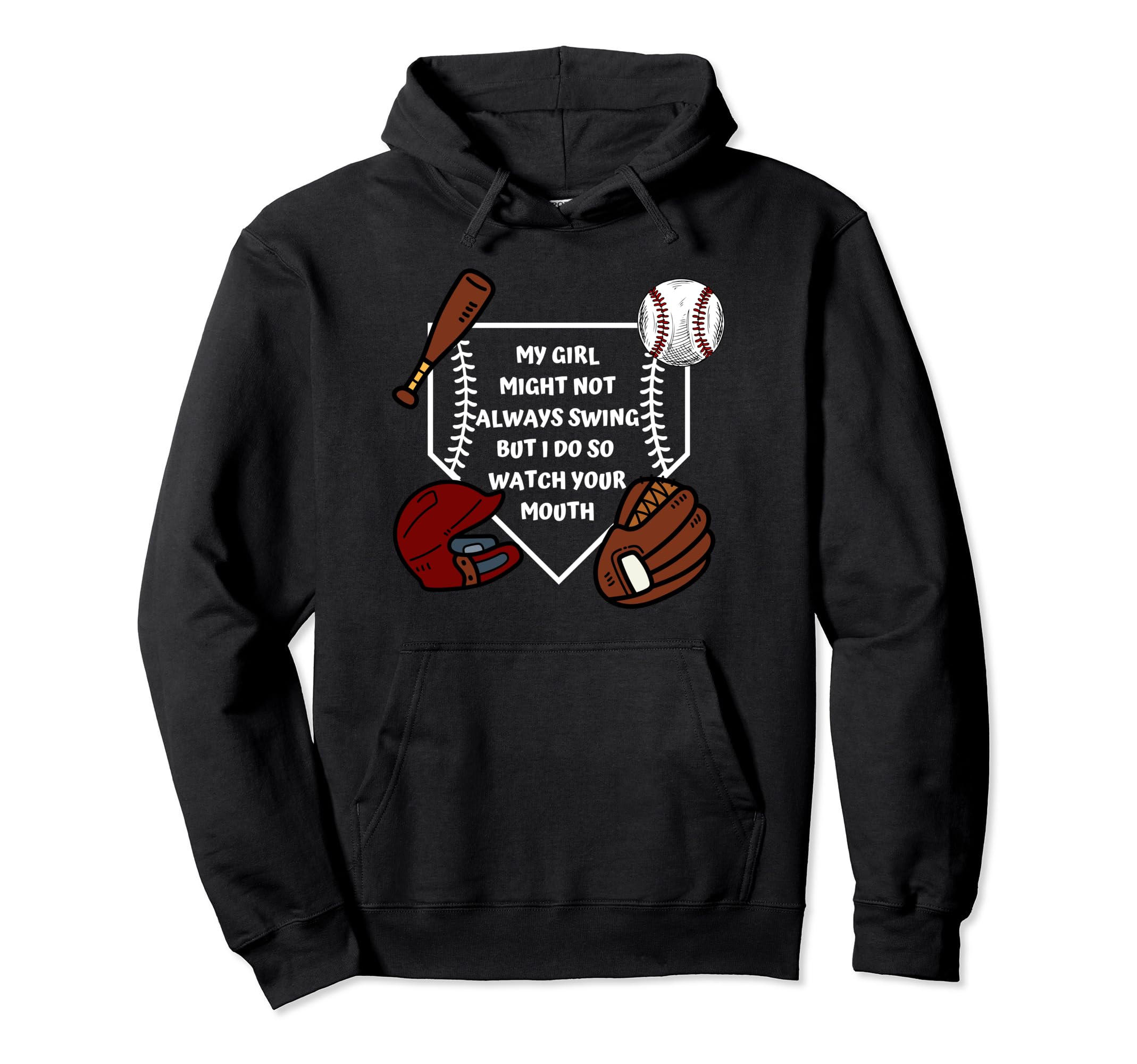 My Might Not Always Swing But I Do So Hoodie - Unique Graphic for Adults - T-Shirt, Sweatshirt, Hoodie