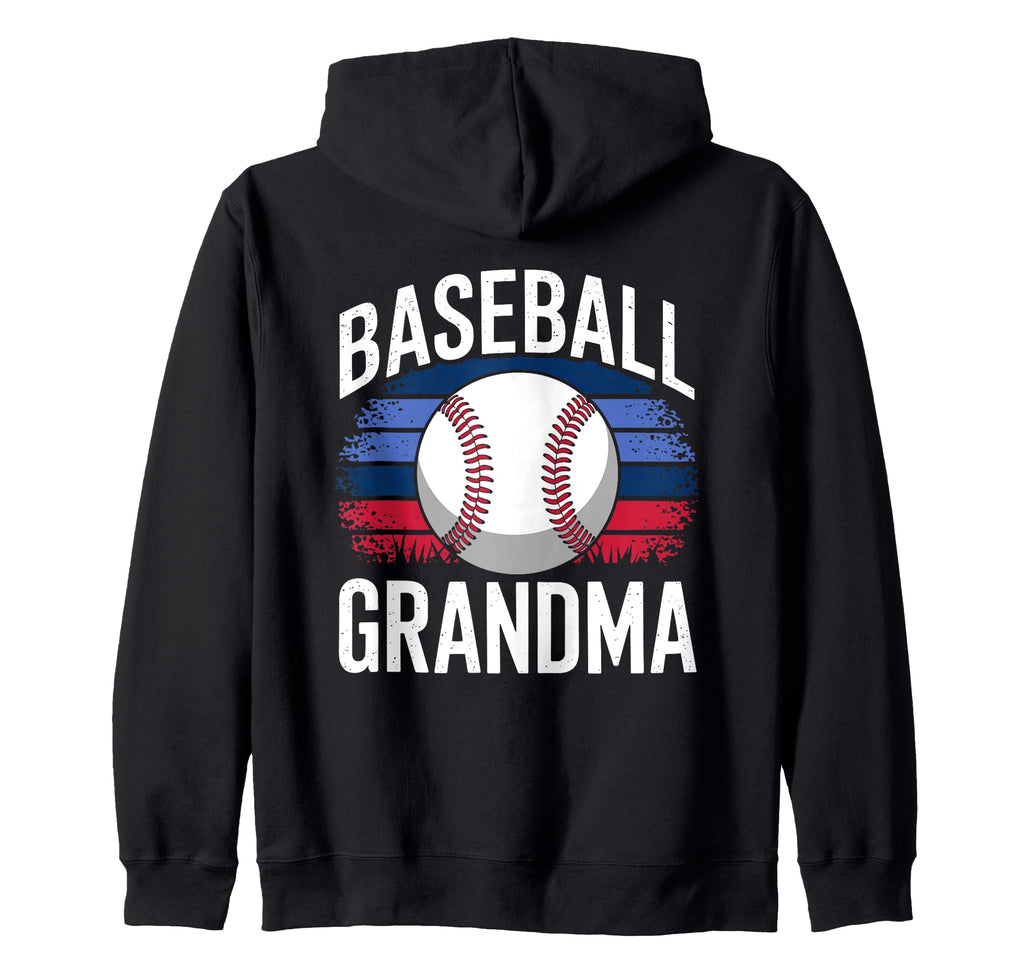 Proud Baseball Grandma Gifts Hoodie - Unique Graphic Unisex - T-Shirt, Sweatshirt, Hoodie
