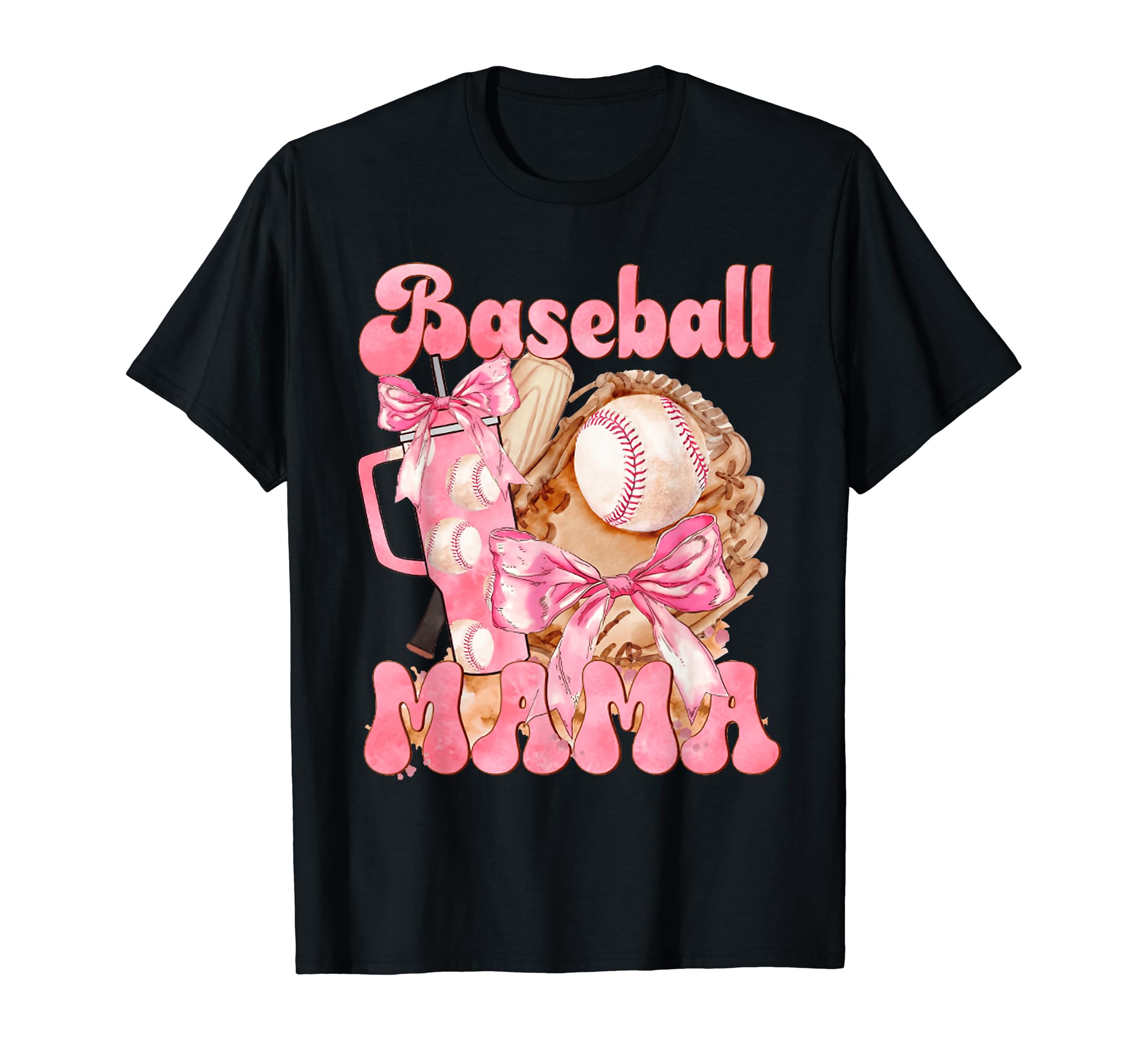 Boujee Baseball Mama Baseball Coquette T-Shirt - Streetwear Style Unisex - T-Shirt, Sweatshirt, Hoodie