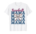 Baseball Mama Coquette Bow Mom Mothers T-Shirt - Trendy Graphic Men Women - T-Shirt, Sweatshirt, Hoodie