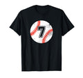 Baseball Player 7 Baseball Mom Dad T-Shirt - Streetwear Style Unisex - T-Shirt, Sweatshirt, Hoodie