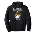 Baseball Dad Snowman Santa Dabbing Gift Hoodie - Trendy Graphic Unisex - T-Shirt, Sweatshirt, Hoodie