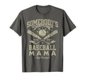 Somebodys Loudmouth Baseball Mama Mothers T-Shirt - Unique Graphic Unisex - T-Shirt, Sweatshirt, Hoodie