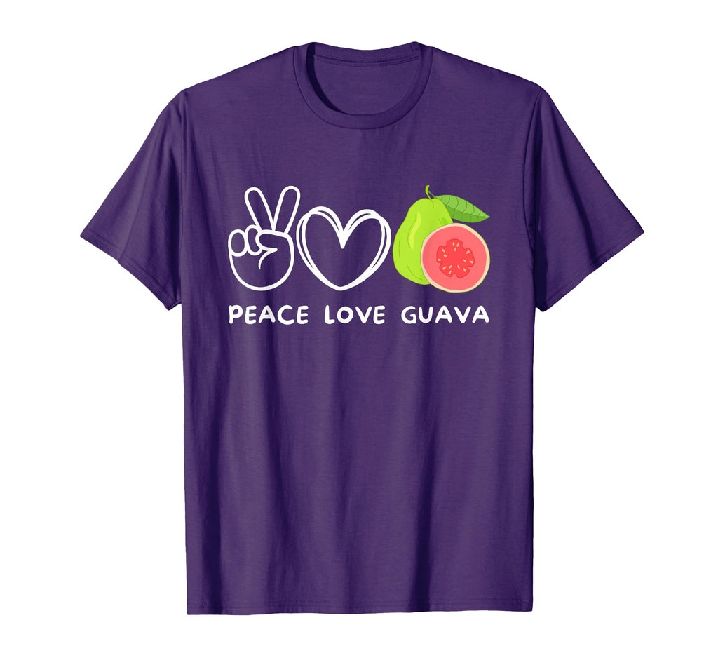 Peace Love Guava Guava Fruit Lover Food T-Shirt - Graphic Print Unisex - T-Shirt, Sweatshirt, Hoodie