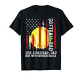 Softball Dad Like Baseball T-Shirt - Minimalist Print for Adults - T-Shirt, Sweatshirt, Hoodie