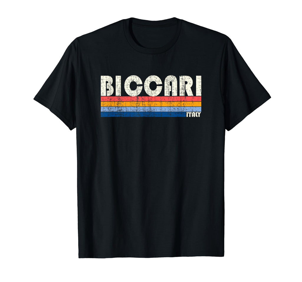 Biccari Italy 70S 80S T-Shirt - Unique Graphic for Adults - T-Shirt, Sweatshirt, Hoodie