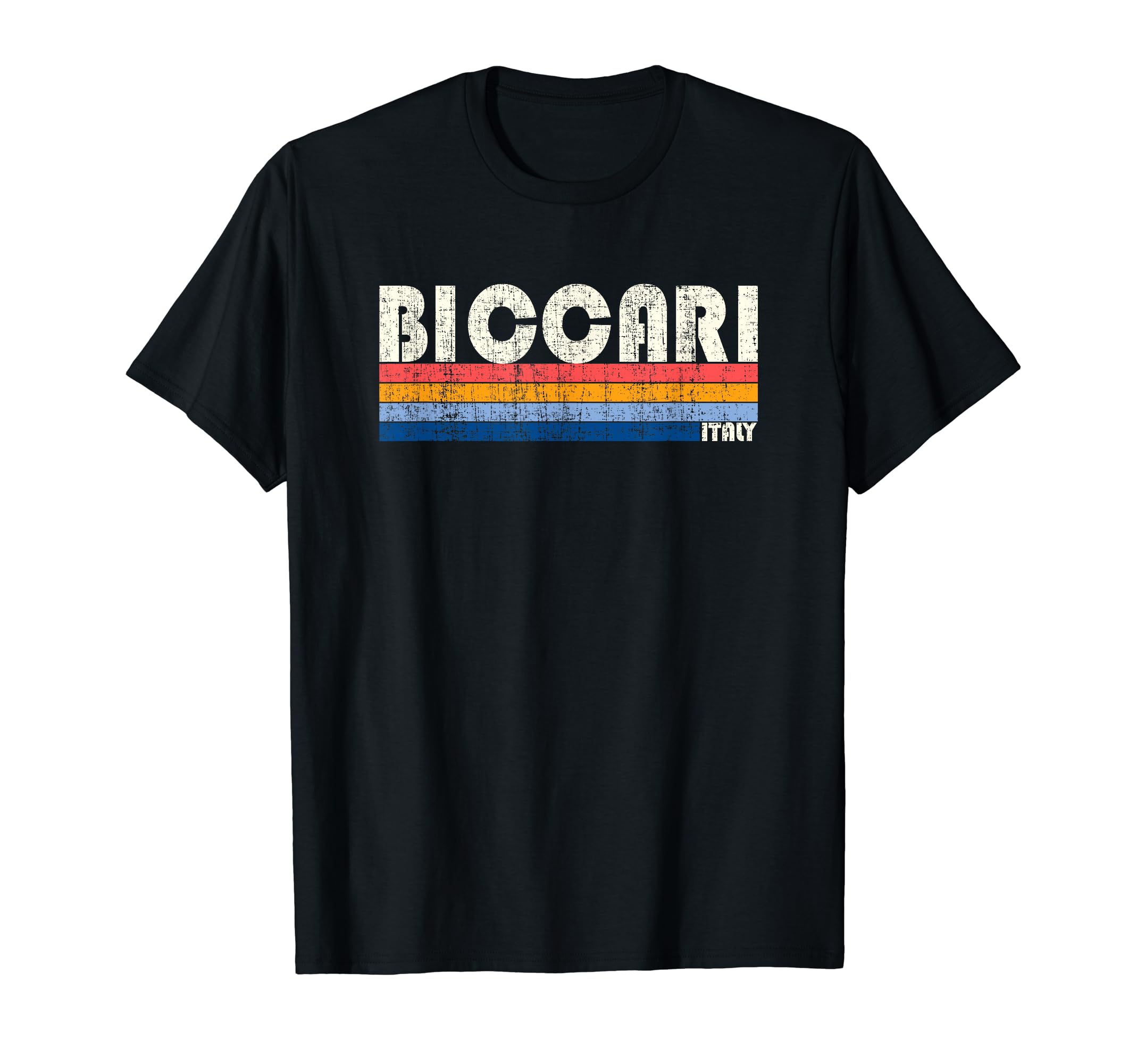 Biccari Italy 70S 80S T-Shirt - Unique Graphic for Adults - T-Shirt, Sweatshirt, Hoodie