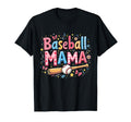 Baseball Mama Supporting Mommy Mothers T-Shirt - Custom Art Print Unisex - T-Shirt, Sweatshirt, Hoodie
