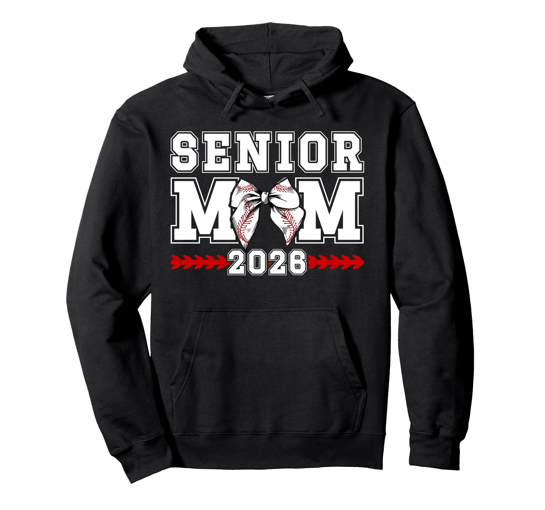 Baseball Senior Mom 2026 Baseball Player Hoodie - Minimalist Print Unisex - T-Shirt, Sweatshirt, Hoodie