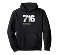 716 Made Buffalo Distressed Hoodie - Novelty Apparel Men Women - T-Shirt, Sweatshirt, Hoodie