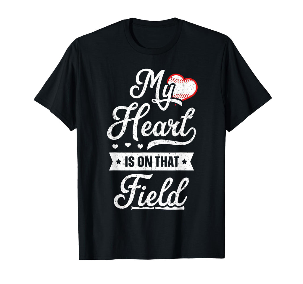 My Heart Is That Field Gift Mom T-Shirt - Streetwear Style Men Women - T-Shirt, Sweatshirt, Hoodie