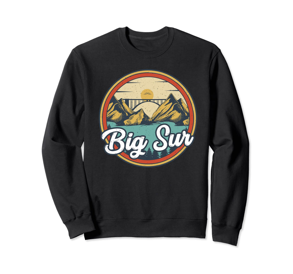 Big Sur California Ca Distressed Sweatshirt - Casual Everyday Wear Unisex - T-Shirt, Sweatshirt, Hoodie