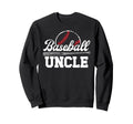Baseball Uncle Best Uncle Sweatshirt - Aesthetic Graphic Men Women - T-Shirt, Sweatshirt, Hoodie