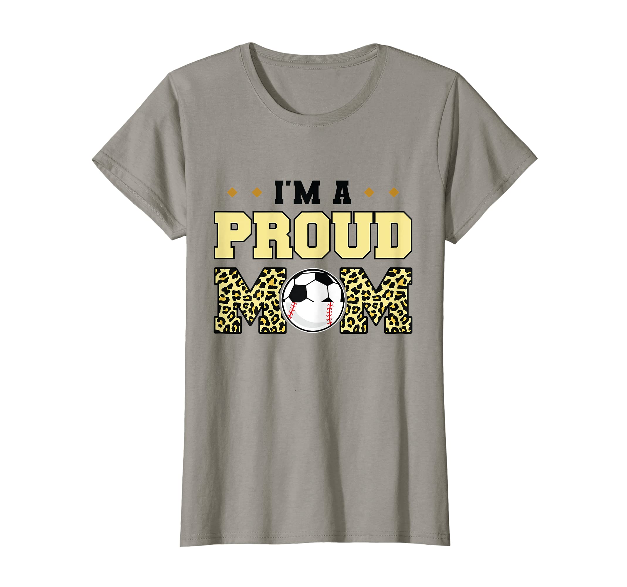 Womens Im Proud Mom Baseball T-Shirt - Casual Everyday Wear Unisex - T-Shirt, Sweatshirt, Hoodie