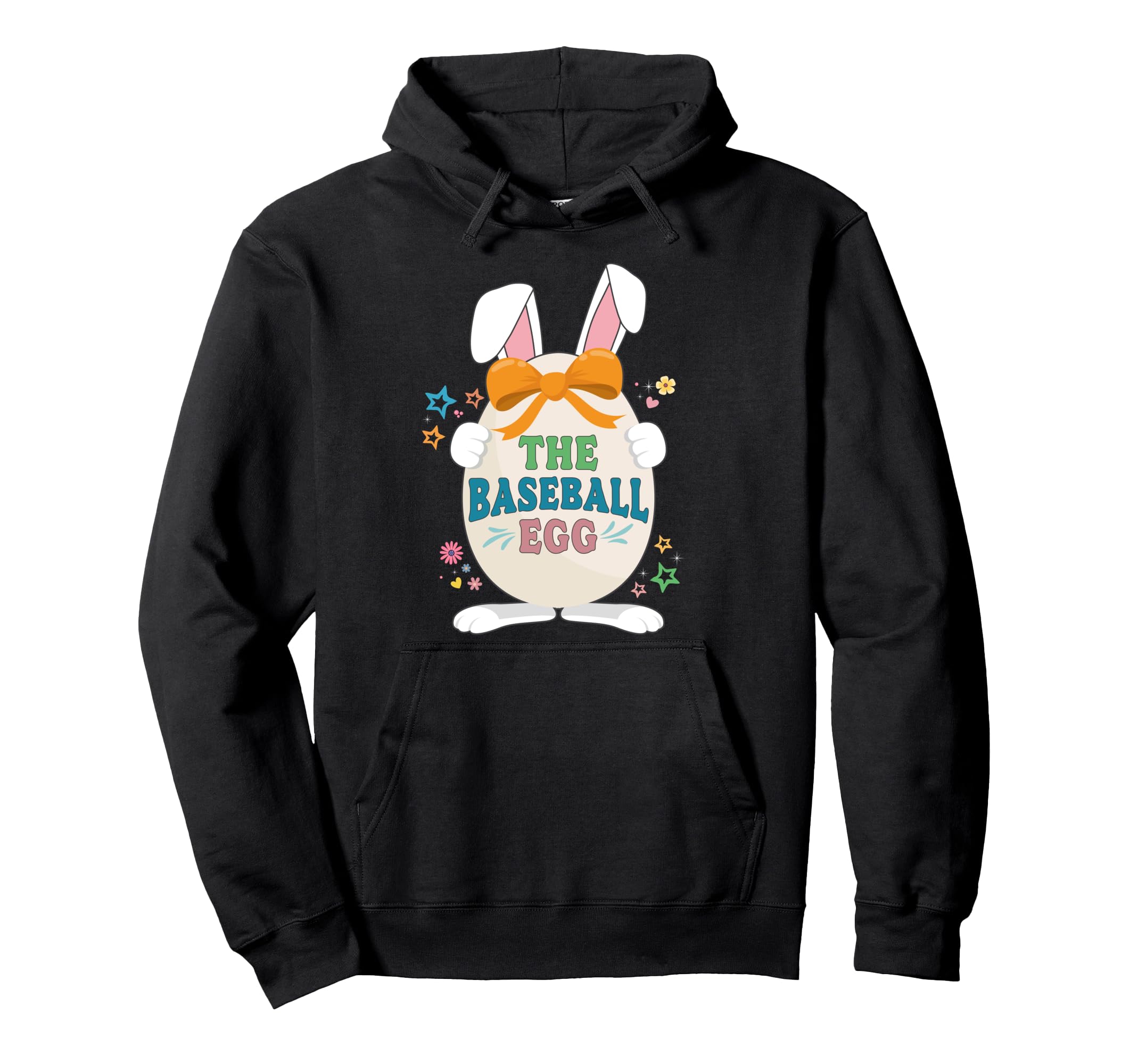 Baseball Egg Easter Matching Family Fun Hoodie - Custom Art Print Men Women - T-Shirt, Sweatshirt, Hoodie