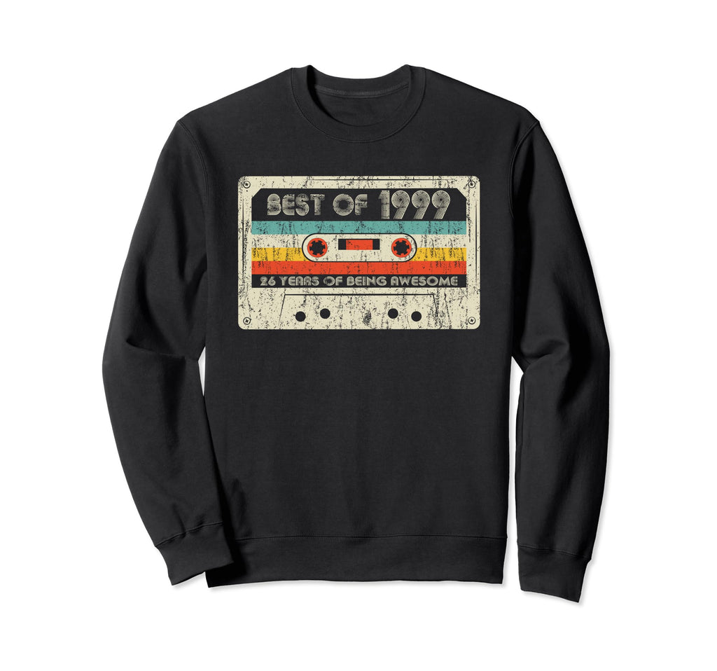 Best 1999 1999 Birthday Cassette Sweatshirt - Minimalist Print Men Women - T-Shirt, Sweatshirt, Hoodie