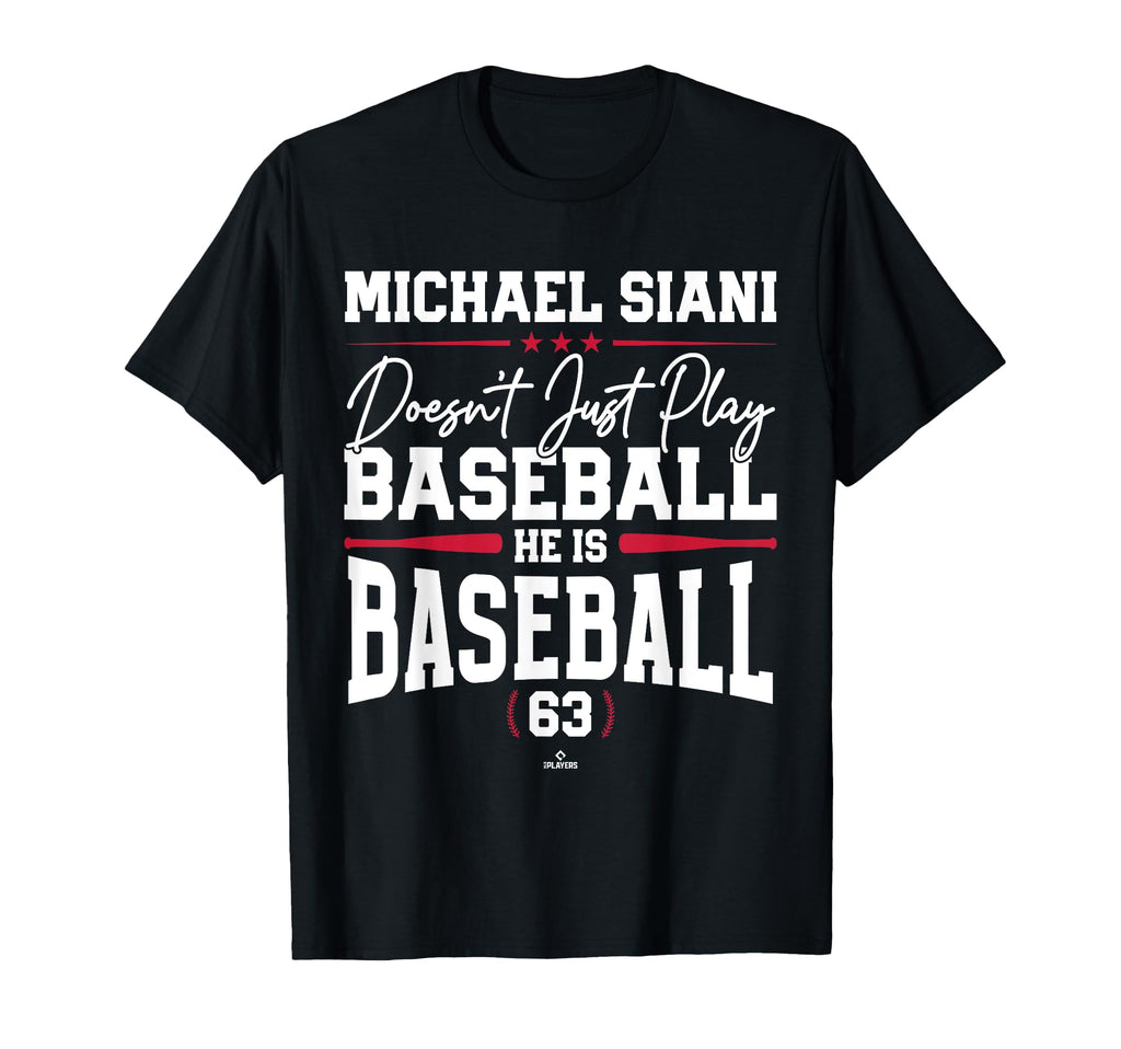 He Is Baseball Michael Siani St T-Shirt - Aesthetic Graphic Men Women - T-Shirt, Sweatshirt, Hoodie