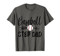 Baseball Step Dad Arrow Fathers T-Shirt - Minimalist Print Men Women - T-Shirt, Sweatshirt, Hoodie