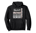 Senior 2027 Baseball Stepmom Proud Hoodie - Fun Novelty Design Unisex - T-Shirt, Sweatshirt, Hoodie
