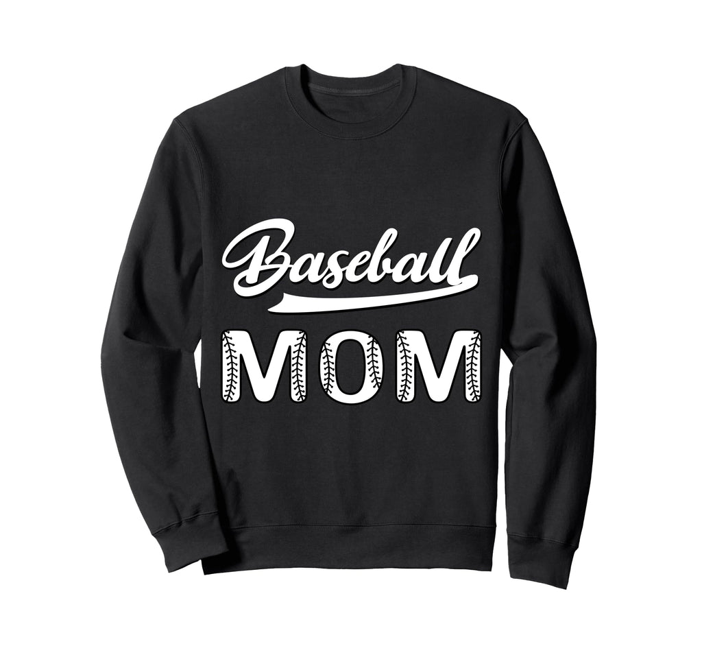 Baseball Mom Sweatshirt - Fun Novelty Design for Adults - T-Shirt, Sweatshirt, Hoodie