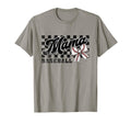 Baseball Mama Game Day Coquette Bow T-Shirt - Unique Graphic Men Women - T-Shirt, Sweatshirt, Hoodie