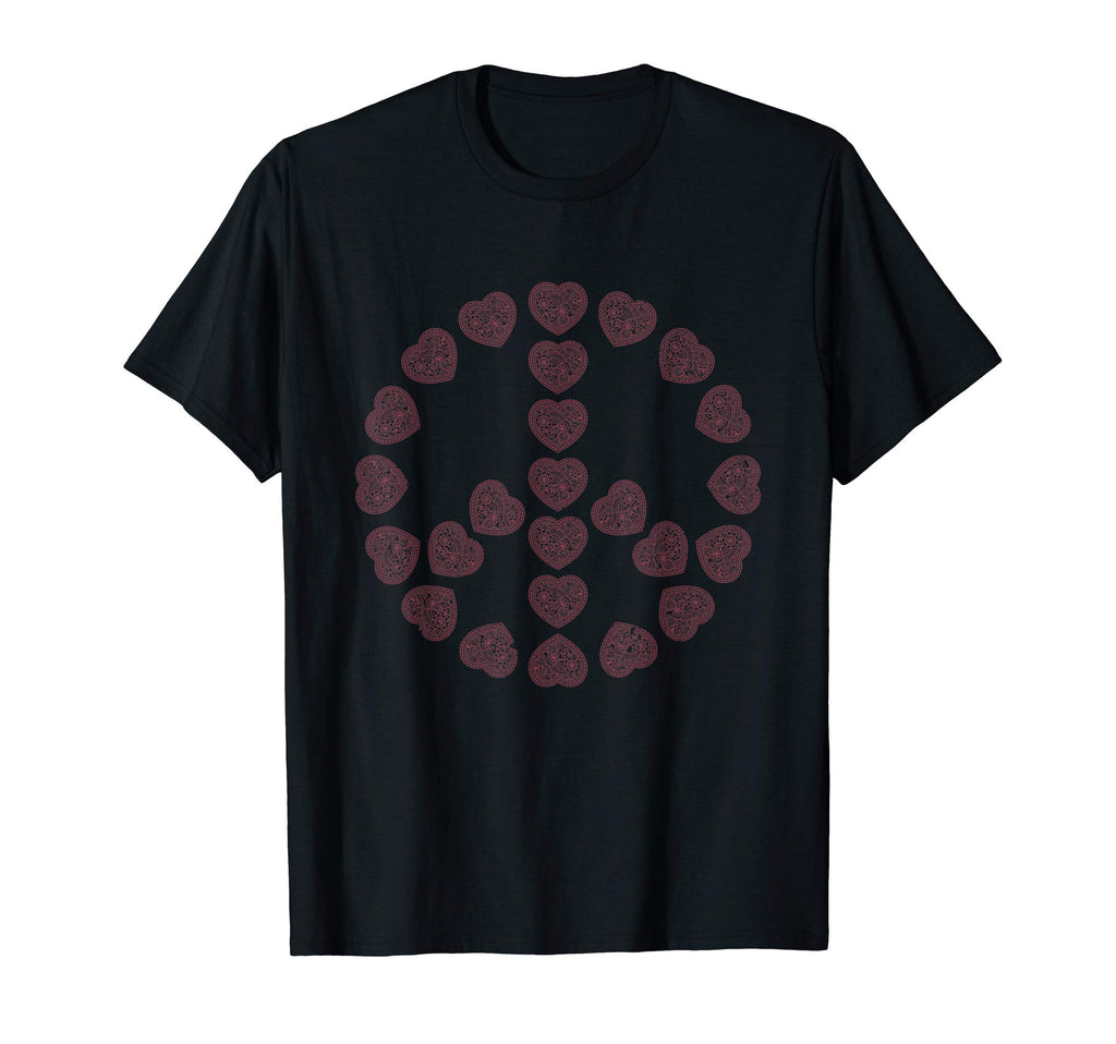 Peace Hippie Gift Love Kindness Joy Peace T-Shirt - Minimalist Print Unisex - T-Shirt, Sweatshirt, Hoodie