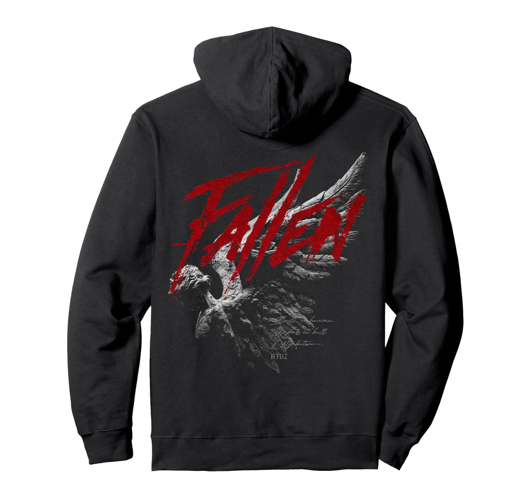 Back Y2K Aesthetic Streetwear Angel Hoodie - Casual Everyday Wear Men Women - T-Shirt, Sweatshirt, Hoodie