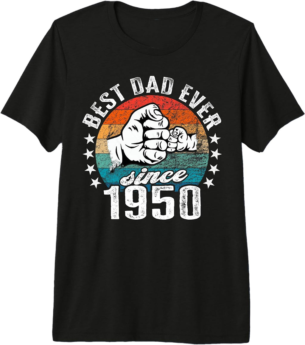 Kattos Best dad since 1950 Father's Day gift - Adult & Kids T-Shirts, Sweatshirts & Hoodies apparel design preview 1
