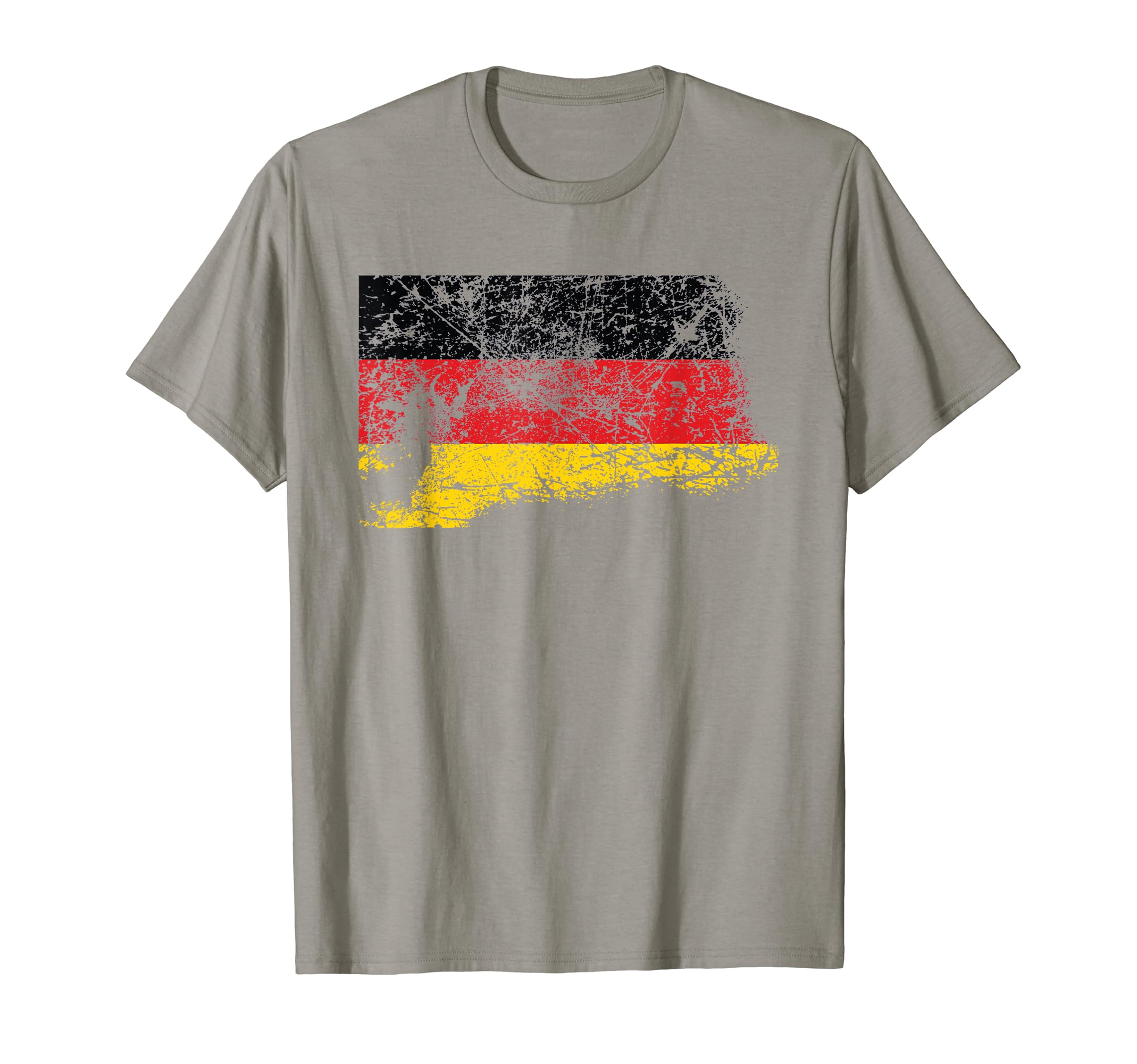 Distressed Beat Up German Flag T-Shirt - Casual Everyday Wear Men Women - T-Shirt, Sweatshirt, Hoodie