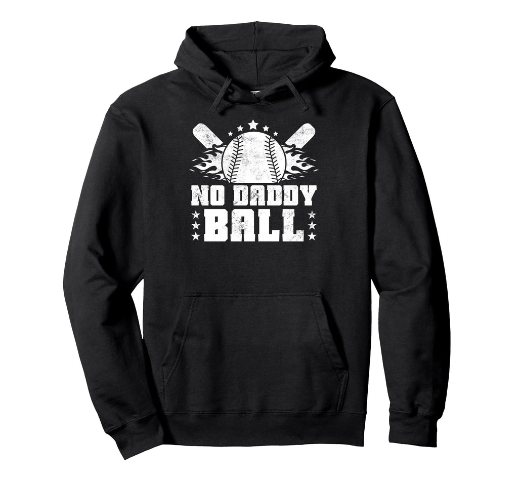 Baseball Dad Softball Game Fathersday Hoodie - Graphic Print for Adults - T-Shirt, Sweatshirt, Hoodie
