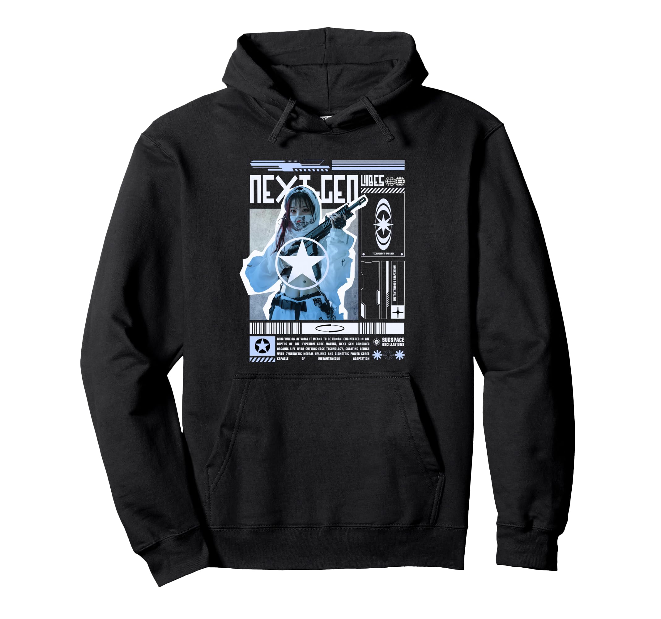 Y2K Next Gen Bold Urban Graffiti Hoodie - Casual Everyday Wear Men Women - T-Shirt, Sweatshirt, Hoodie