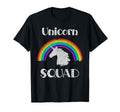 Unicorn Squad Rainbow T-Shirt - Fun Novelty Design for Adults - T-Shirt, Sweatshirt, Hoodie