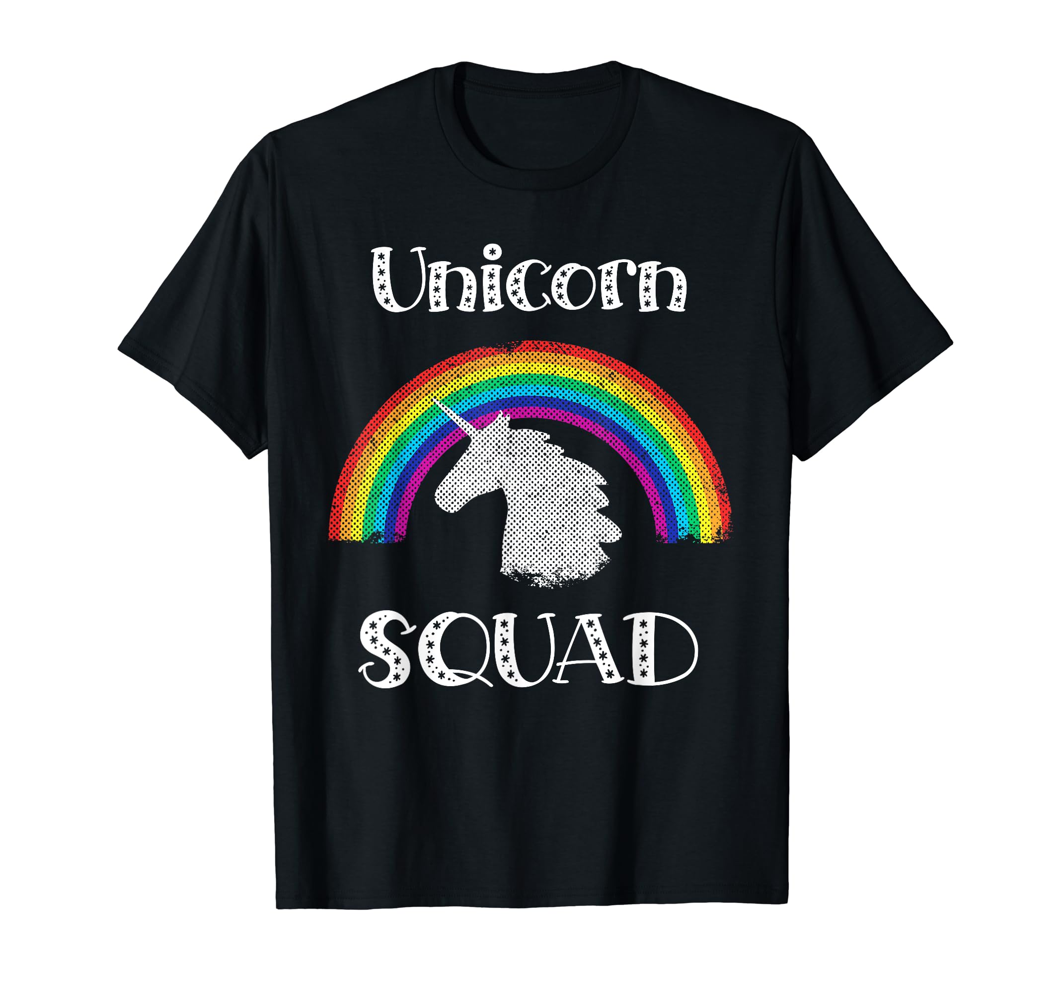 Unicorn Squad Rainbow T-Shirt - Fun Novelty Design for Adults - T-Shirt, Sweatshirt, Hoodie