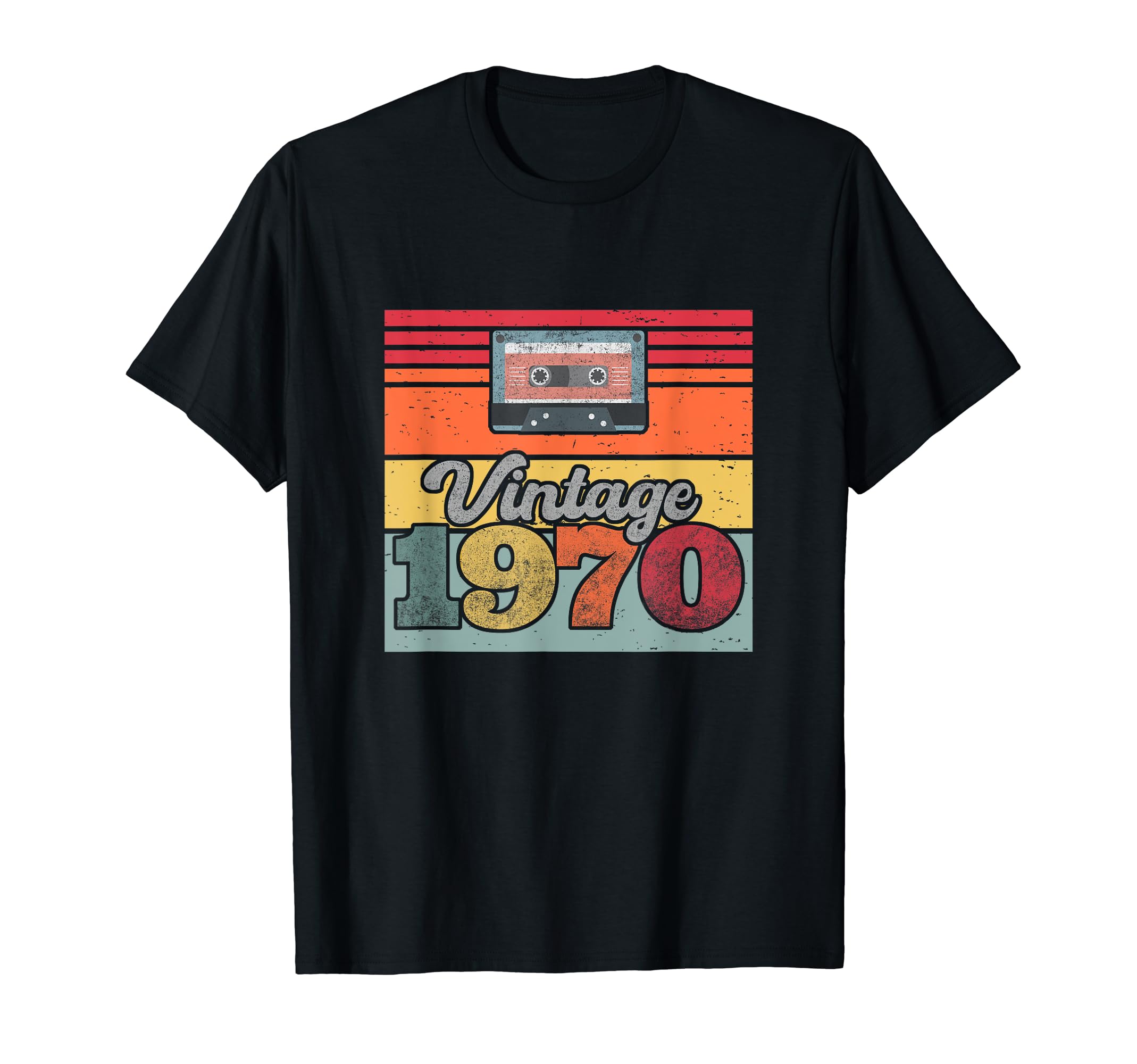 1970 Sunset Cassette T-Shirt - Casual Everyday Wear Men Women - T-Shirt, Sweatshirt, Hoodie