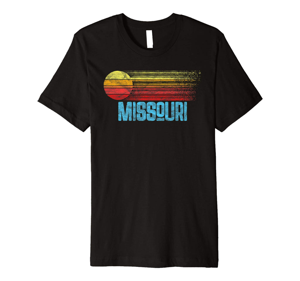 Missouri Distressed Sun T-Shirt - Custom Art Print Men Women - T-Shirt, Sweatshirt, Hoodie