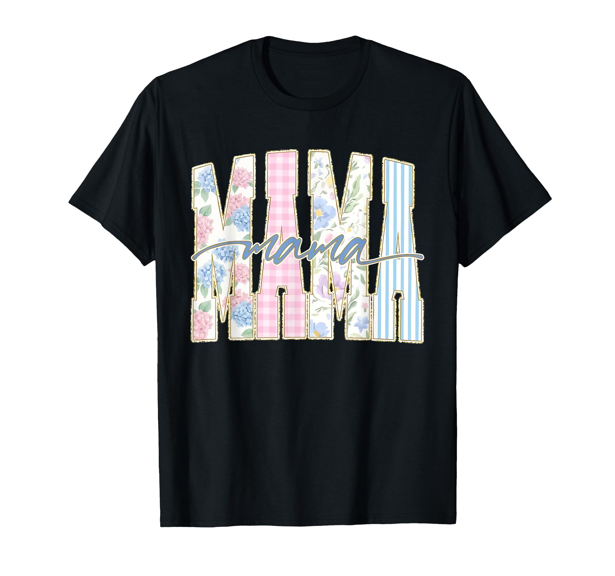 Boho Floral Mama Grandmillennial T-Shirt - Aesthetic Graphic for Adults - T-Shirt, Sweatshirt, Hoodie