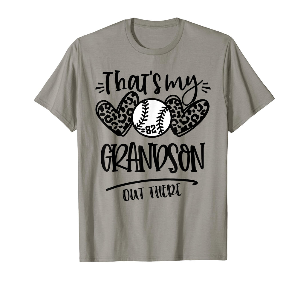 Thats My Grandson Out There Number 82 T-Shirt - Custom Art Print Unisex - T-Shirt, Sweatshirt, Hoodie