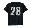 Baseball Softball Mom 28 Number 28 T-Shirt - Aesthetic Graphic Unisex - T-Shirt, Sweatshirt, Hoodie