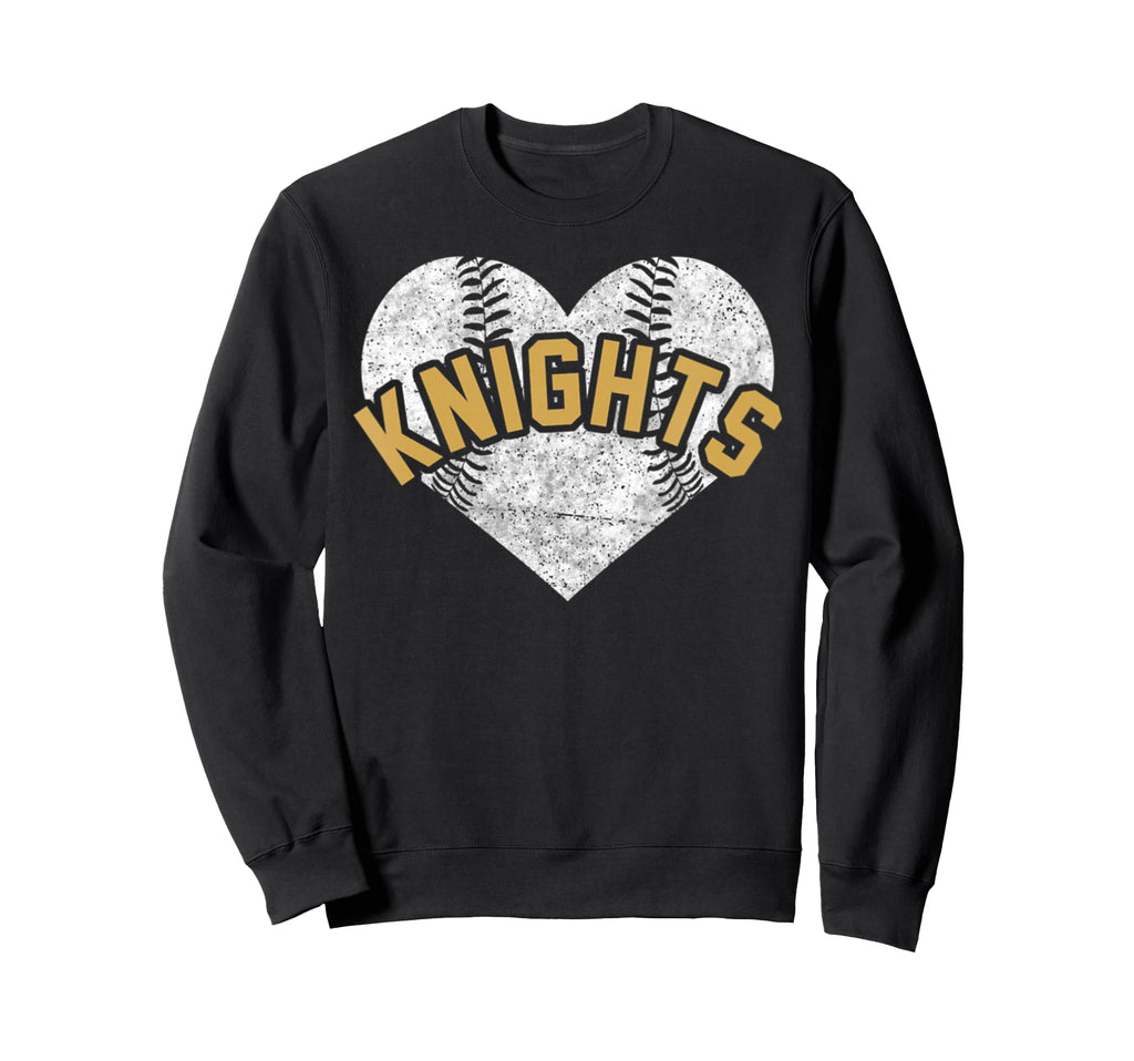 Knights Baseball Softball High Sweatshirt - Novelty Apparel for Adults - T-Shirt, Sweatshirt, Hoodie