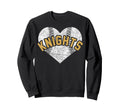 Knights Baseball Softball High Sweatshirt - Novelty Apparel for Adults - T-Shirt, Sweatshirt, Hoodie