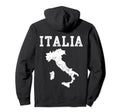 Italia Map Italy Italian Distressed Hoodie - Graphic Print Unisex - T-Shirt, Sweatshirt, Hoodie